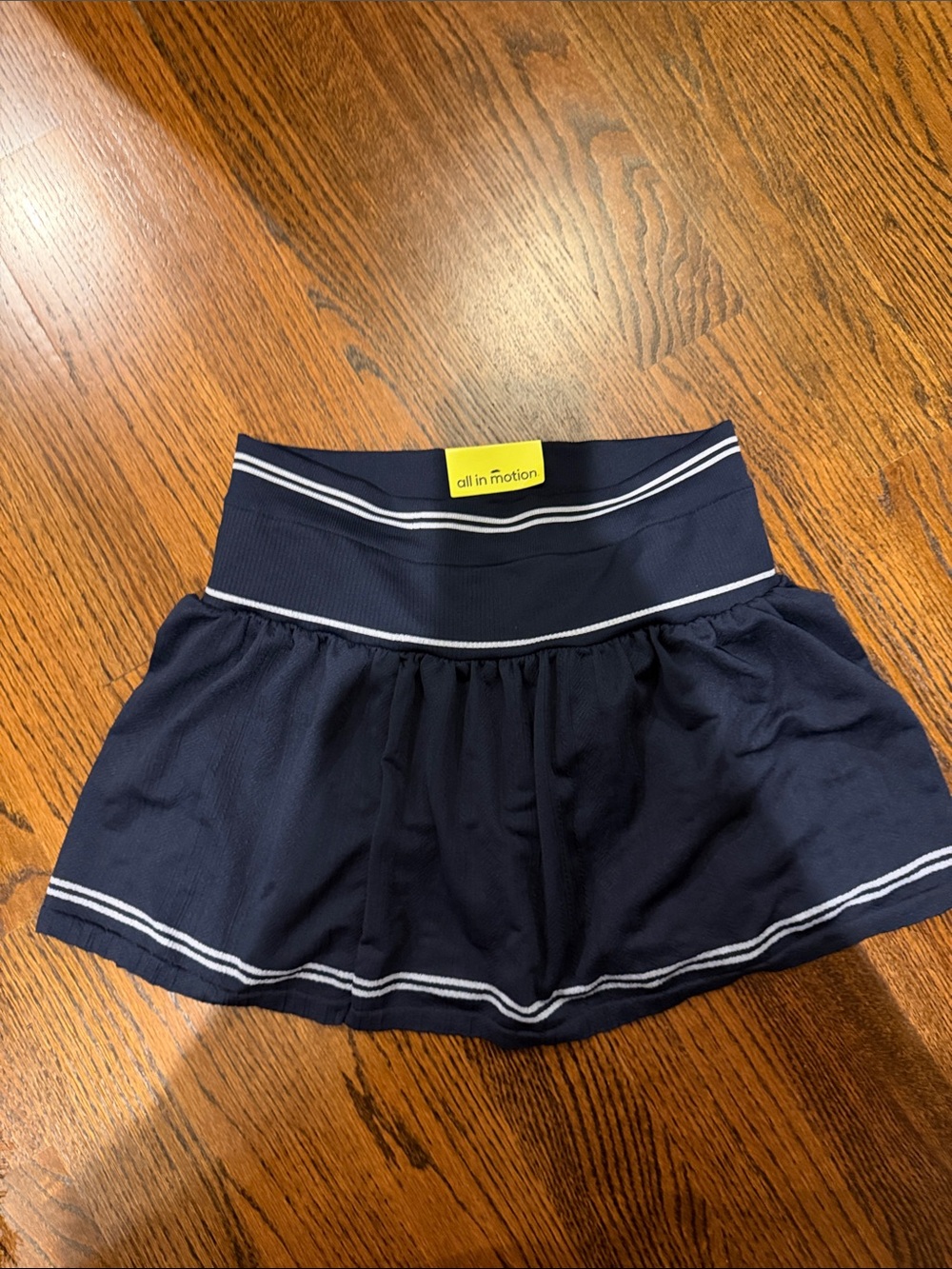 Target all in motion Navy Skort with White Stripe Trim